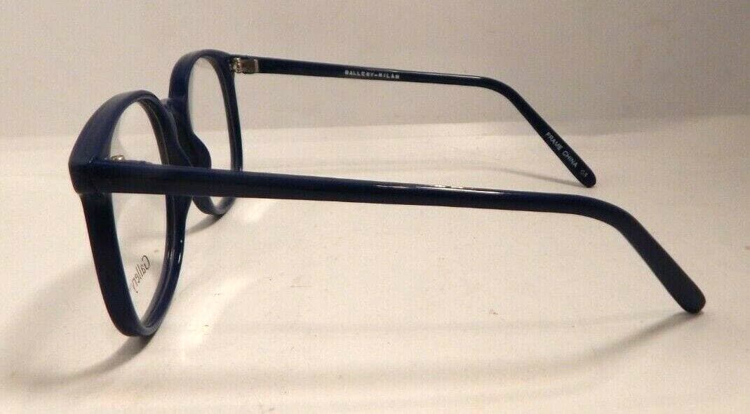 Vintage KENMARK GALLERY Milan Navy 52/20 Eyeglass Frame New Old Stock #353 4