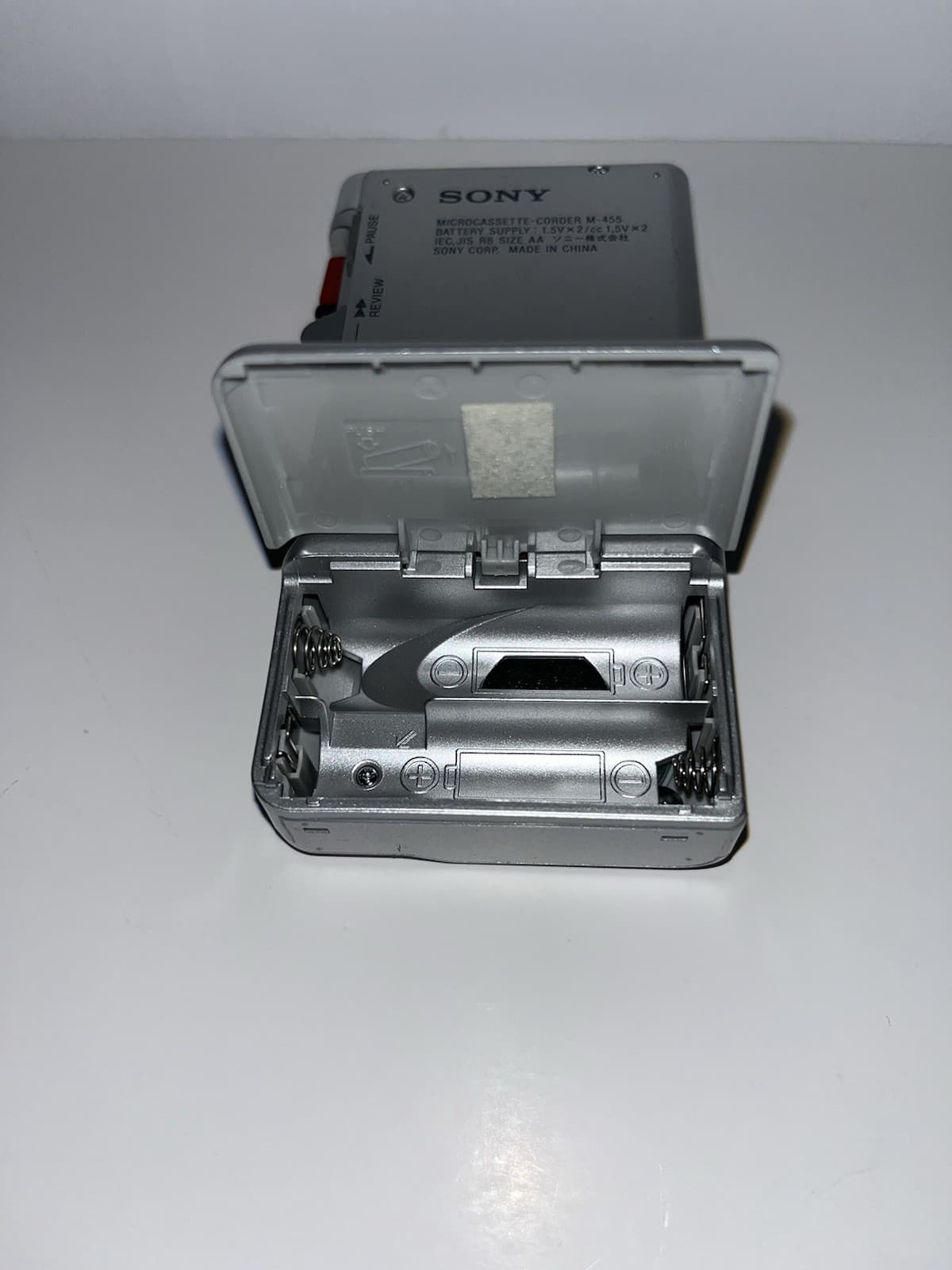 Sony M-455 Microcassette Voice Recorder with Tapes Tested 5