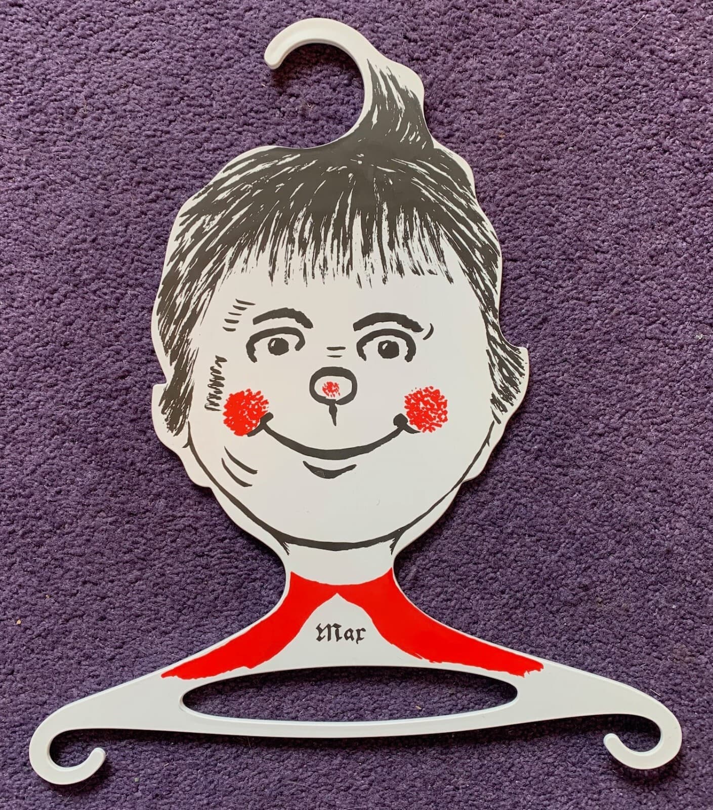 Pair of Rare Unused 1960s Max and Moritz W. German Character Hangers 2