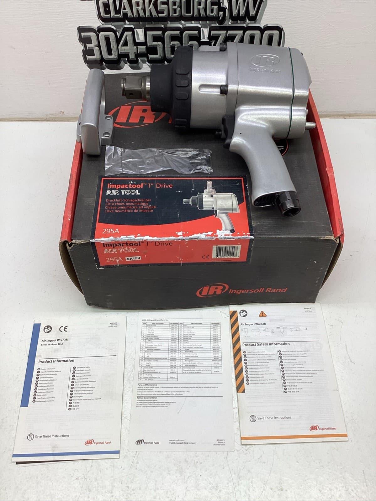 Ingersoll Rand 295A 1” Drive Impact Tool NIB 2