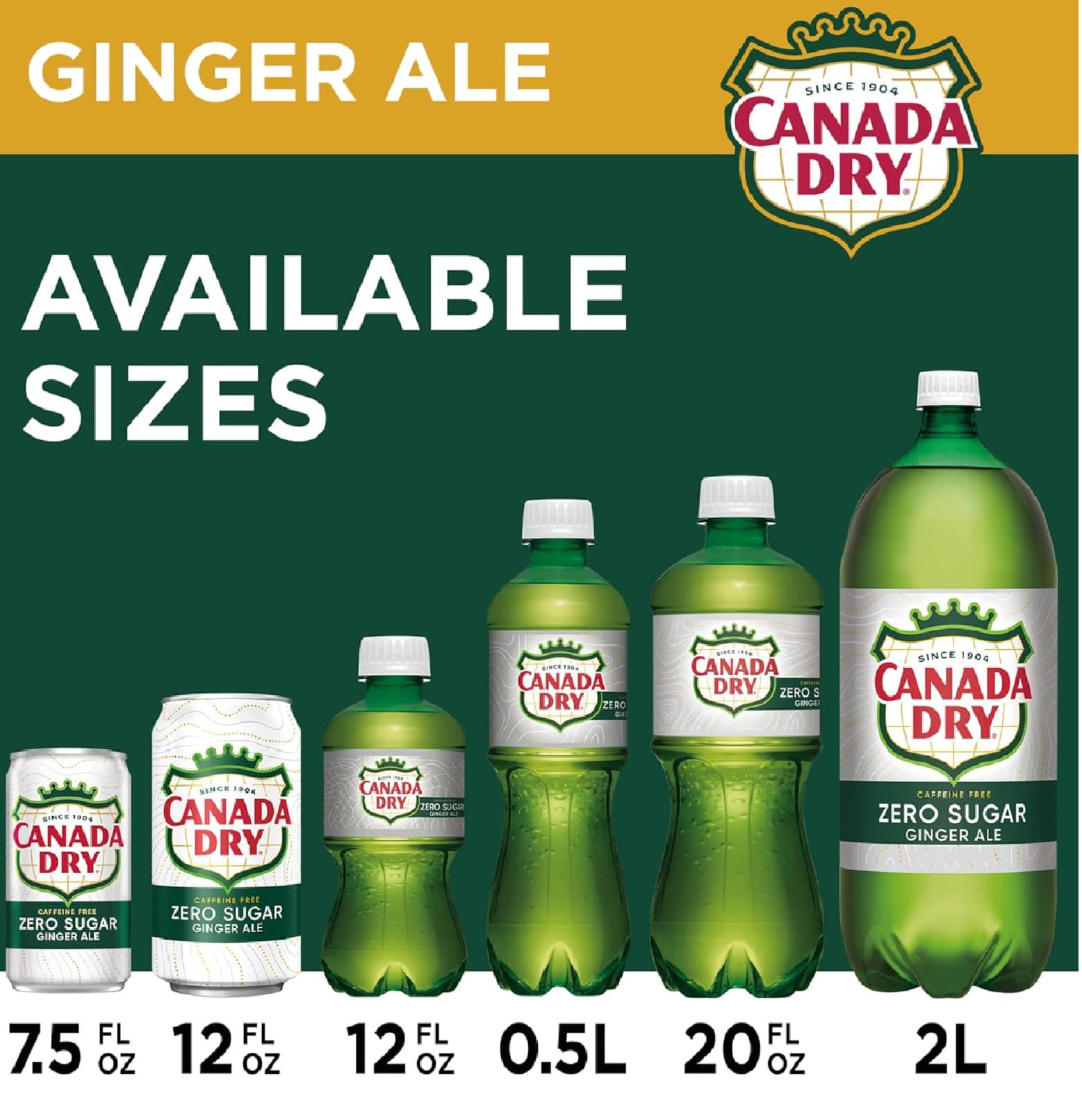 Canada Dry Zero Sugar Ginger Ale Soda, 12 fl oz cans, 12 pack.... 3