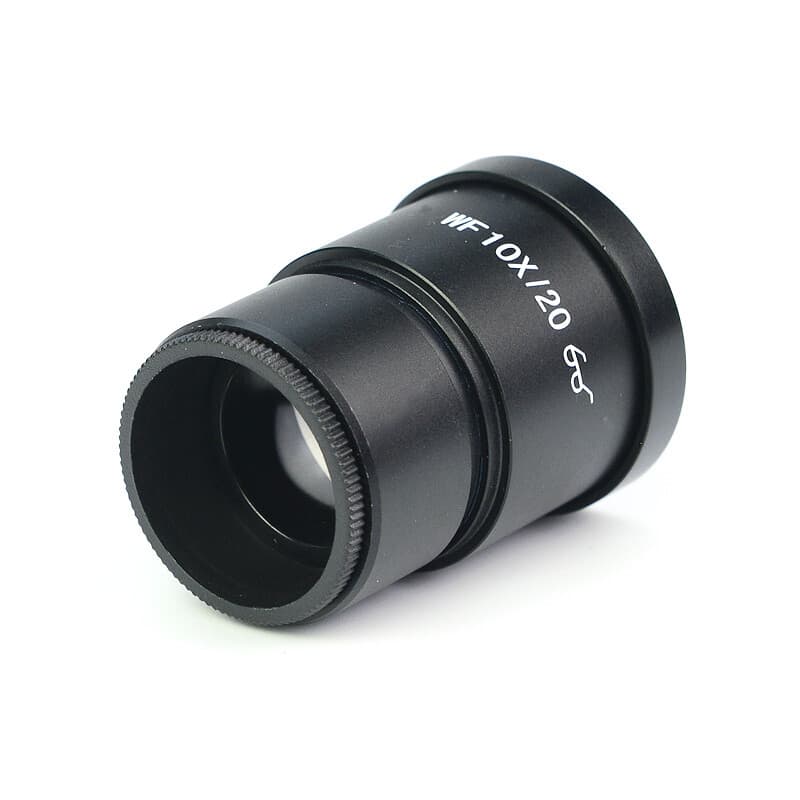 Pair of WF10X/20 Microscope Eyepiece 30mm Wide Angle High Eyepoint Optical Lens 2