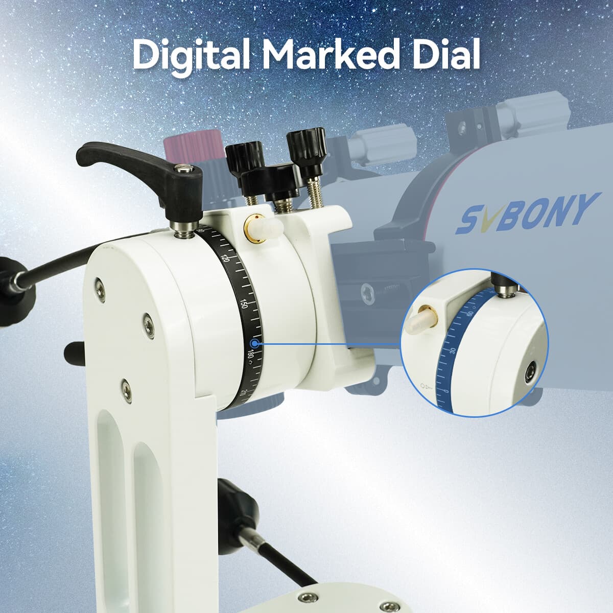 SVBONY SV225 Telescope Mount 360° Adjustable Angle Alt-Azimuth Visual Astronomy 4