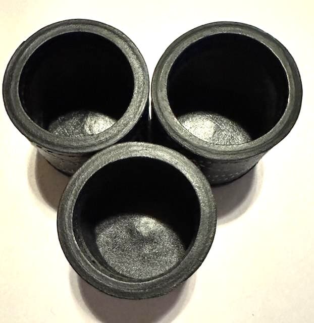 LEATHER DICE CUP COMMERCIAL GRADE HAND STICHED RIBBED INSIDE REG SIZE SHIPS FREE 3