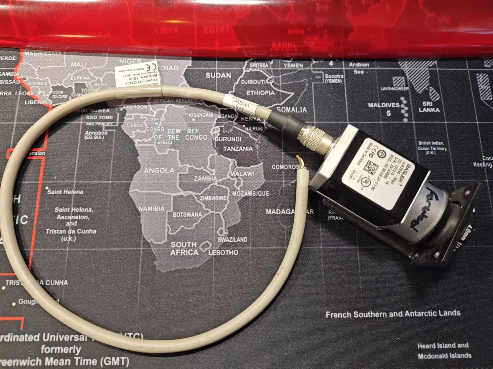 Basler acA2040-35gc Industrial IP Camera w/ 4.0mm 1/1.8" IR CUT MP Lens + Cable!