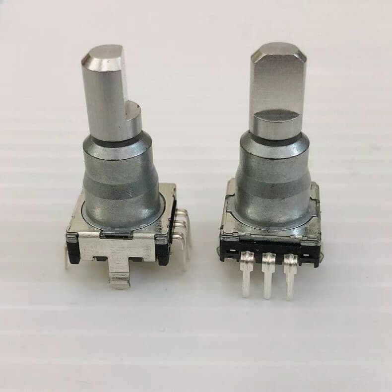 Car Navigation Volume Switch Encoder with Switch, 30 Detent 15 Pulse for ALPS 2