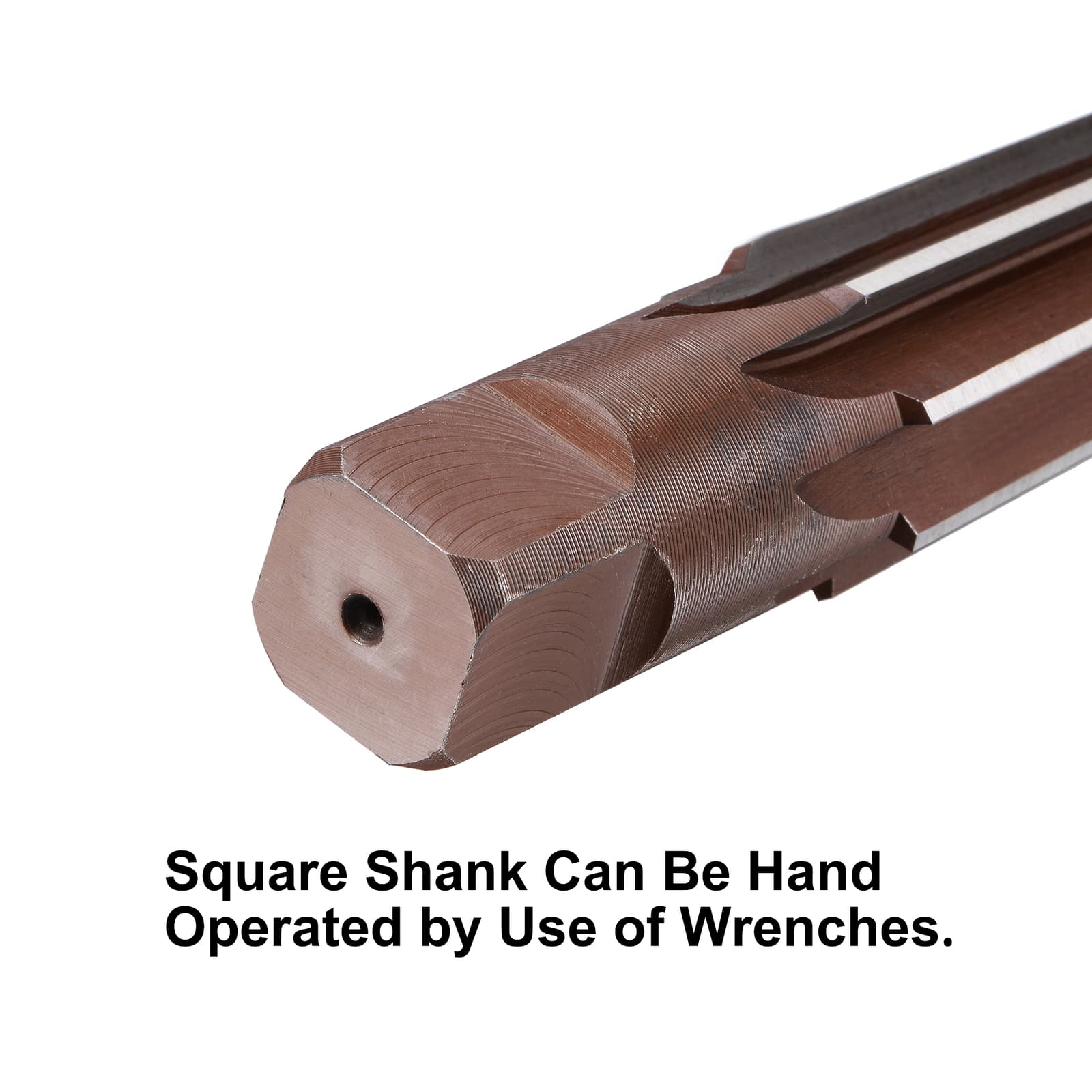 MT4 Morse Taper Reamer H8 Alloy Tool Steel 8 Flute Straight Shank Cutter 4