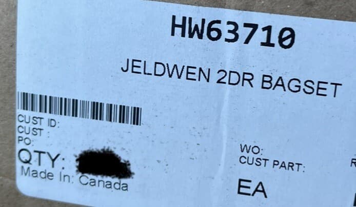 (2 SETS) JELD-WEN Hardware for BiFold Door 7/8" Track HW 63710 MADEinCANADA! 6