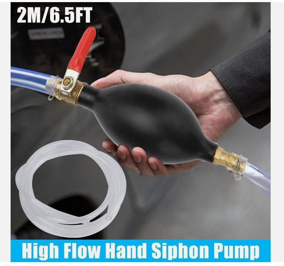 Fit For Gasoline And Water Gas Siphon Hand Pump Hose Oil Fuel Transfer Pump