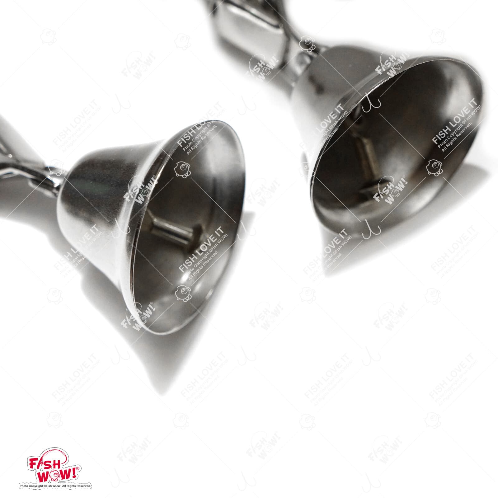 30pcs Fish WOW! Fishing Liberty Bell Alert Eagle Clamp Clip Lure Bait Bite Alarm 4