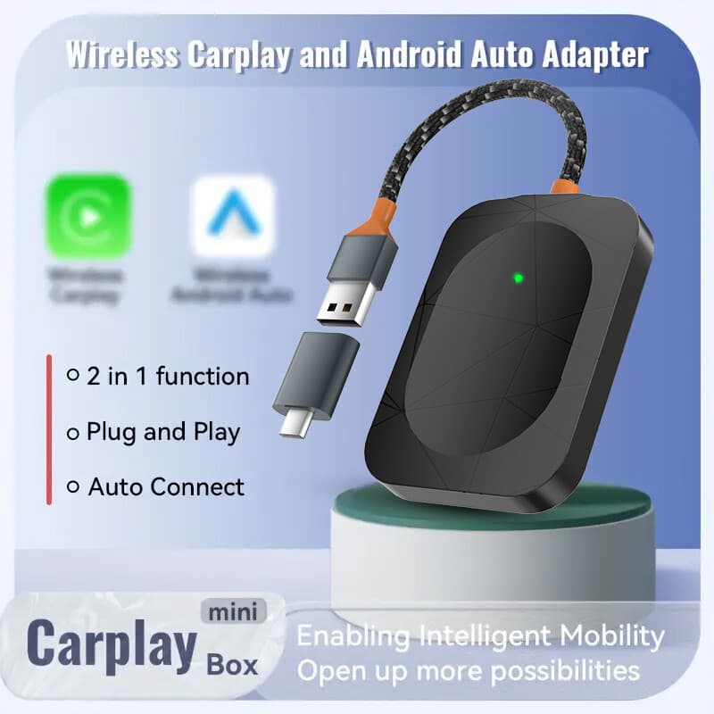 Wireless CarPlay Adapter USB Dongle For Toyota RAV4 2018 2019 2020 2021 2022+ 5