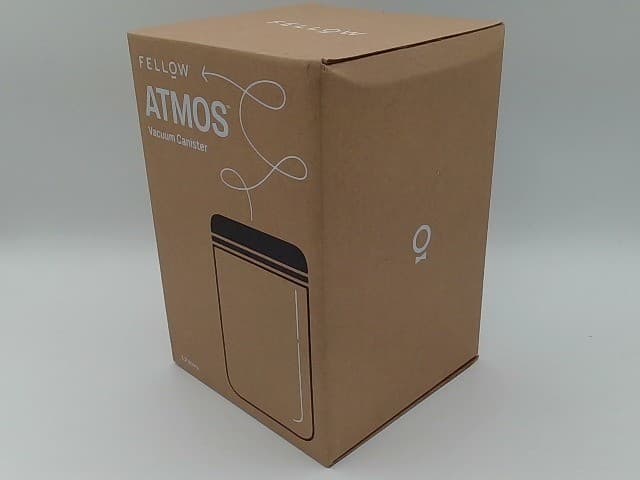 Fellow 1.2L Atmos Vacuum Storage Canister Clear Glass: Stainless Steel Lid, 3