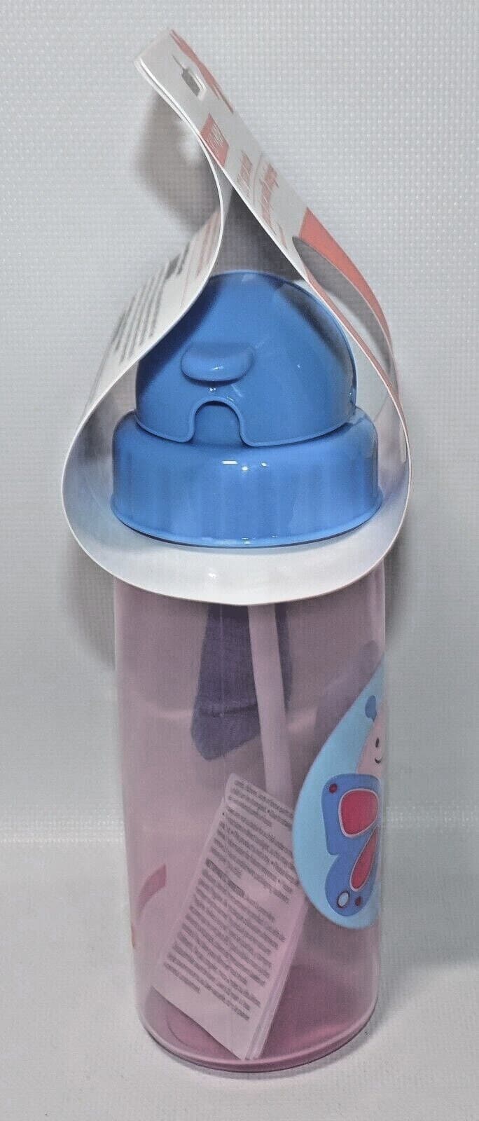 Skip Hop Zoo Straw Water Bottle Sippy Cup 13oz Flip Lid Strap, NEW ~YOU PICK~ 2
