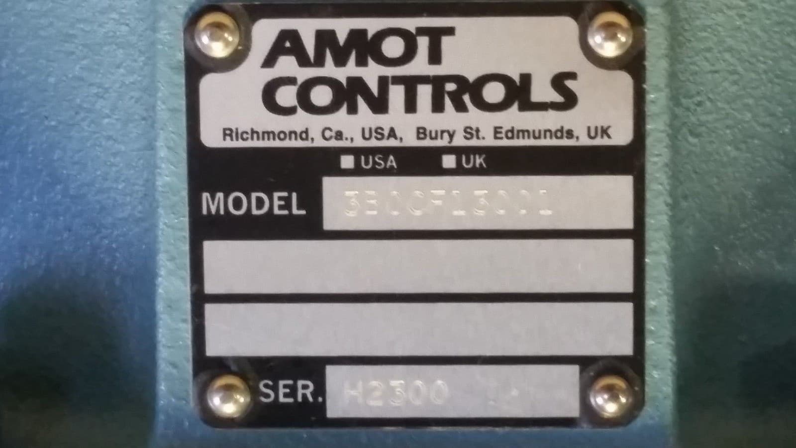 *NOS* AMOT 3" Thermostatic Control Valve Model B 3BOCF13001  ASME 125 lb   S24 2