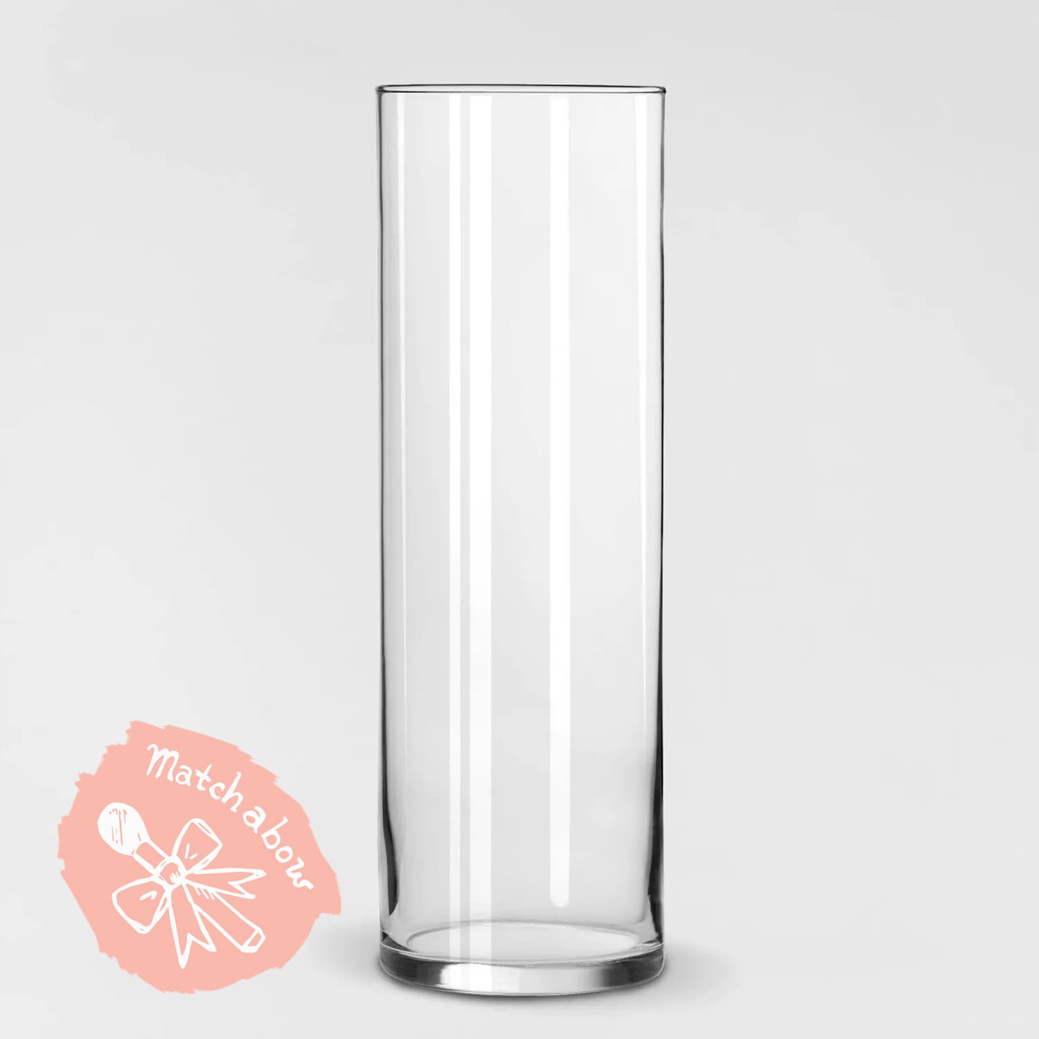 (Set of 12), 16" Cylinder Clear Glass Vases Wedding Party Centerpieces  2