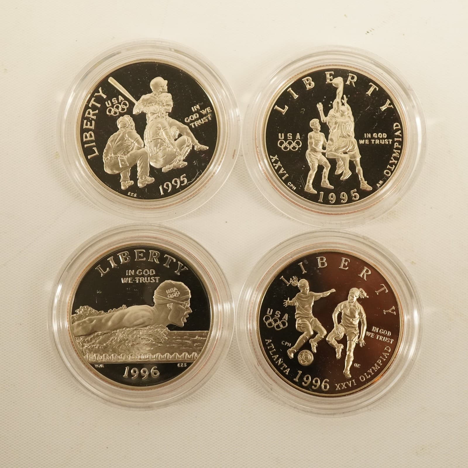 1996 U.S. Olympic Coins of Atlanta Centennial Games 8 Proof Coin Set w Bonus Set 6