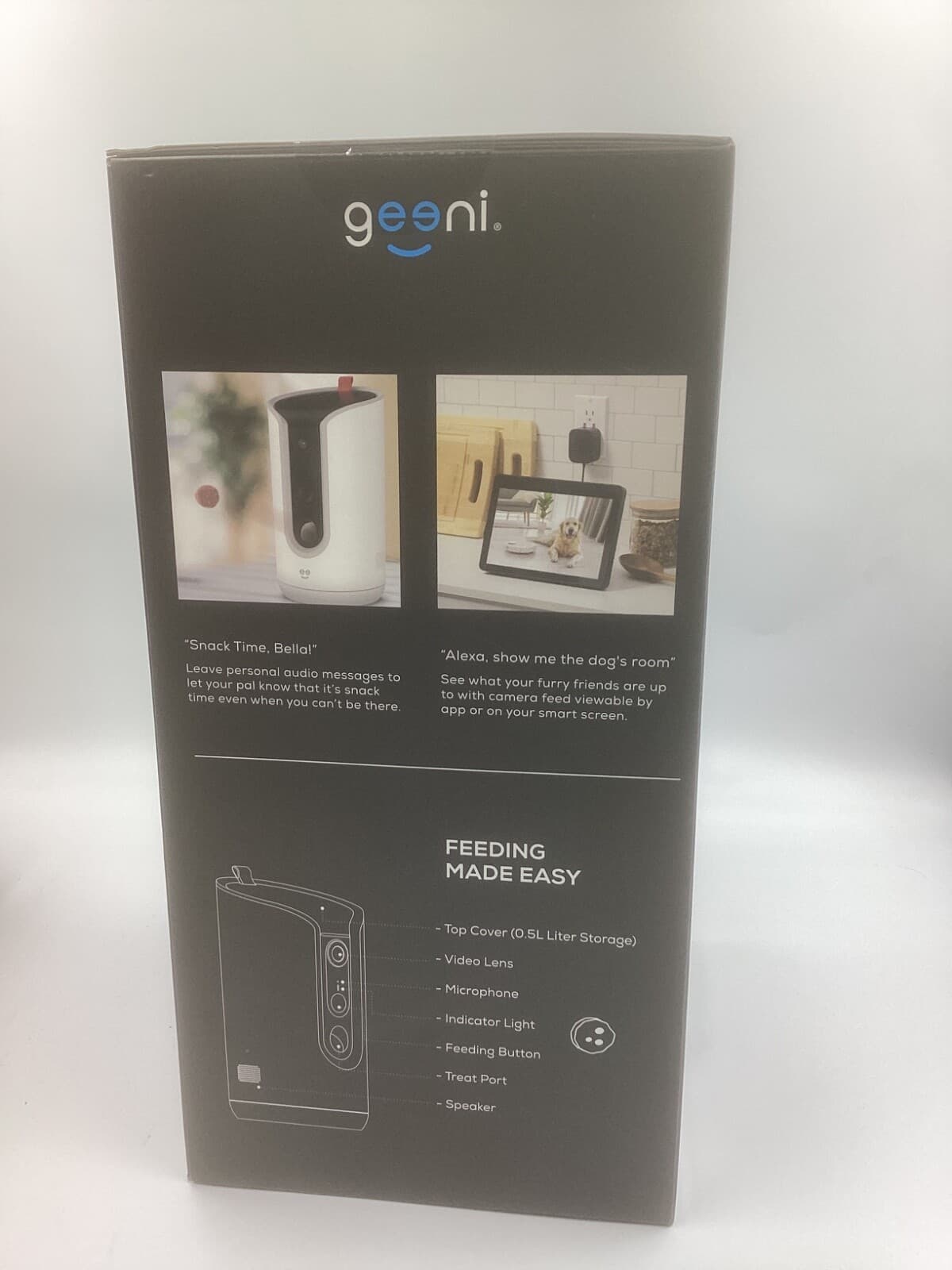 geeni Pet Connect Treat Cam Pro 2k Auto Rotation Brand New Sealed Free Shipping 4