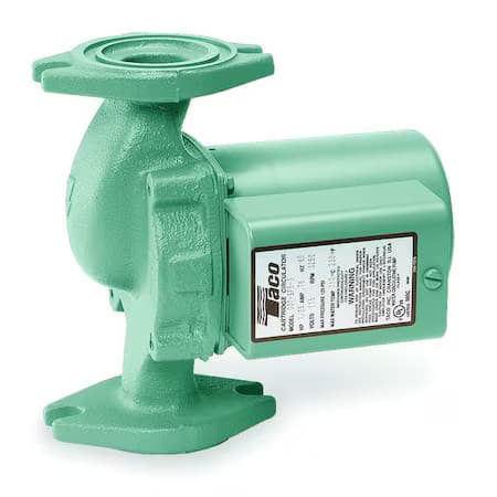 Taco 008-F6 Hydronic Circulating Pump, 1/25 Hp, 115V, 1 Phase, Flange Connection