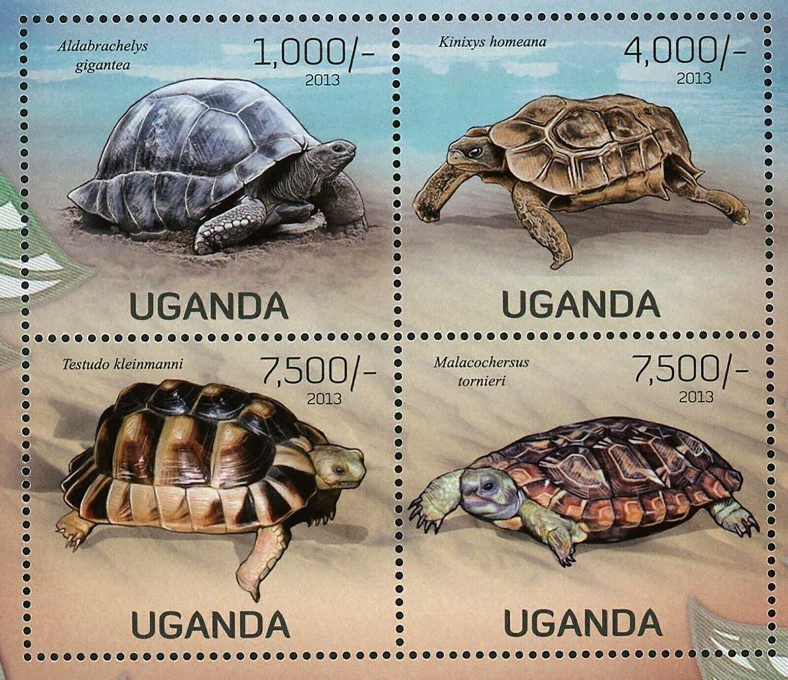 Turtles Stamp Aldabrachelys Gigantea Testudo Kleinmanni S/S MNH #3005-3008 2