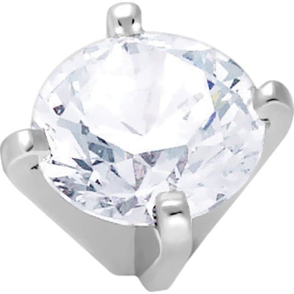 14K White Gold 4 Prong Tall Peg Head Round Setting 0.75ct 5.8mm 3