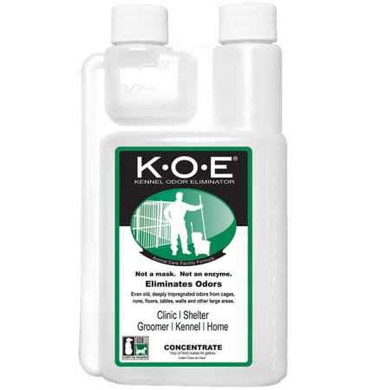 , KOE Kennel Odor Eliminator Concentrate, Great for Cages, Runs, Floors & More, 4