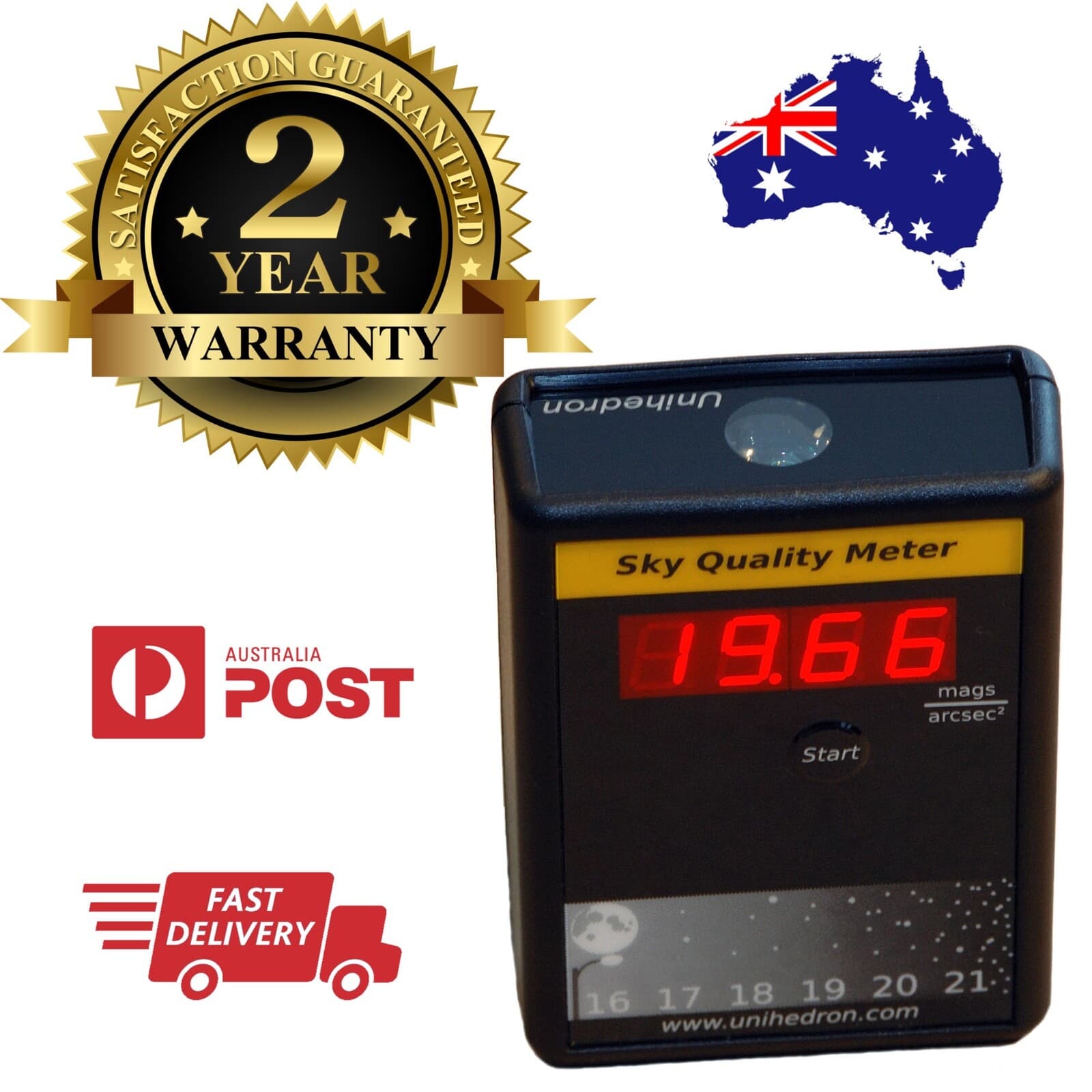 Unihedron Sky Quality Meter with Lens - Narrow Field of View - SQM-L - Astronomy