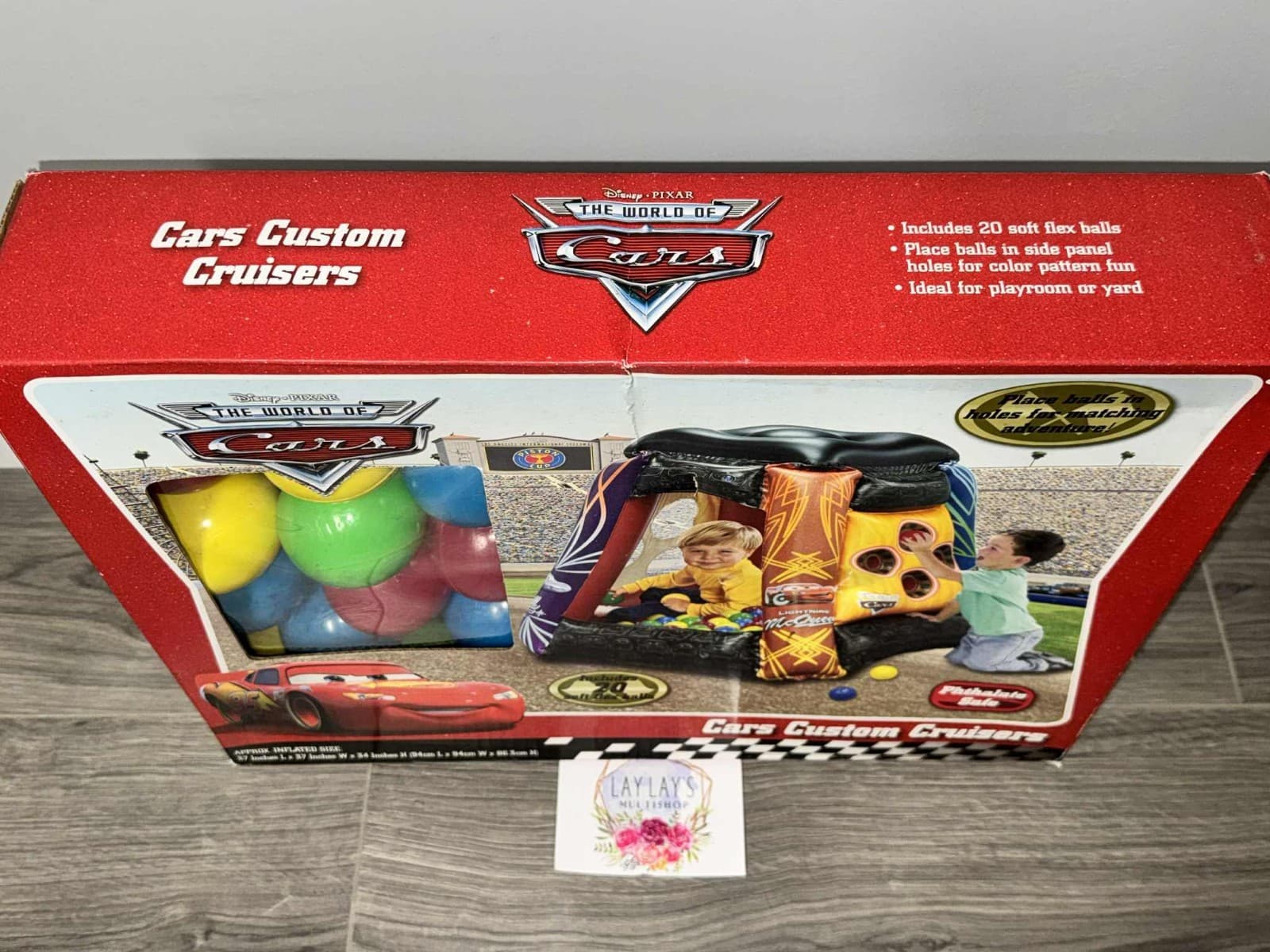 Disney Cars Lightening McQueen Custom Cruisers Ball Pit with 20 balls RARE NEW 2