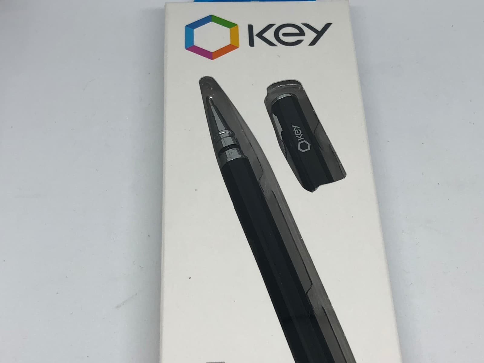 Key STYLUS with Built-in Pen for Smartphones and Tablets - Black/Chrome 2