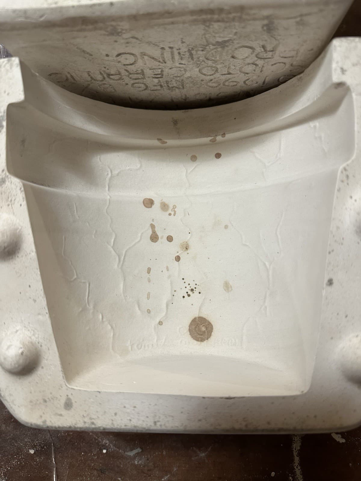 TL-Design MFG By Scioto Large Frog Pot TL-731B Ceramic Slip Mold See Photos! 6