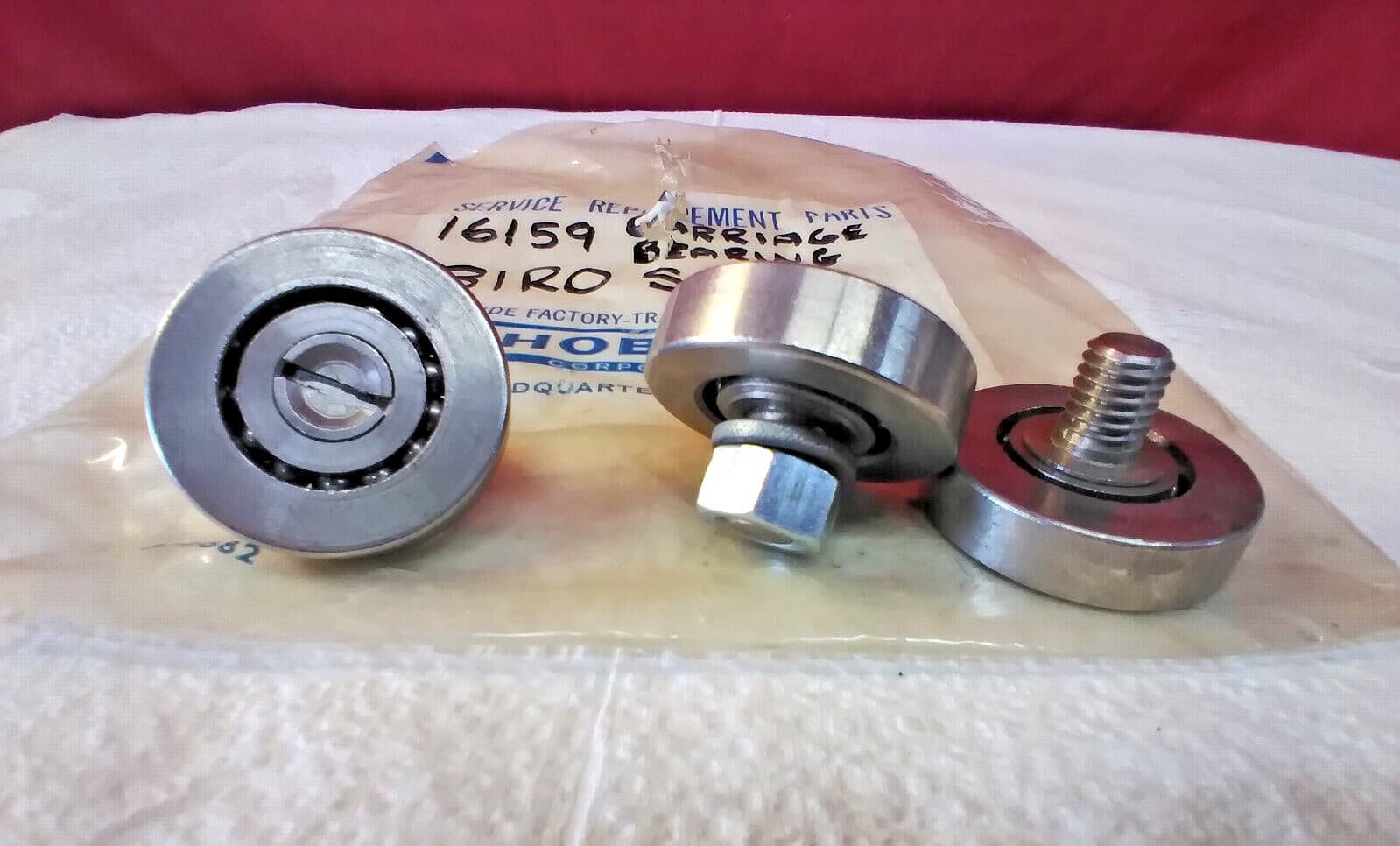 Lot of 3 ~ Biro #16159, Band Saw Table Bearing, Meat Carriage Bearing 2