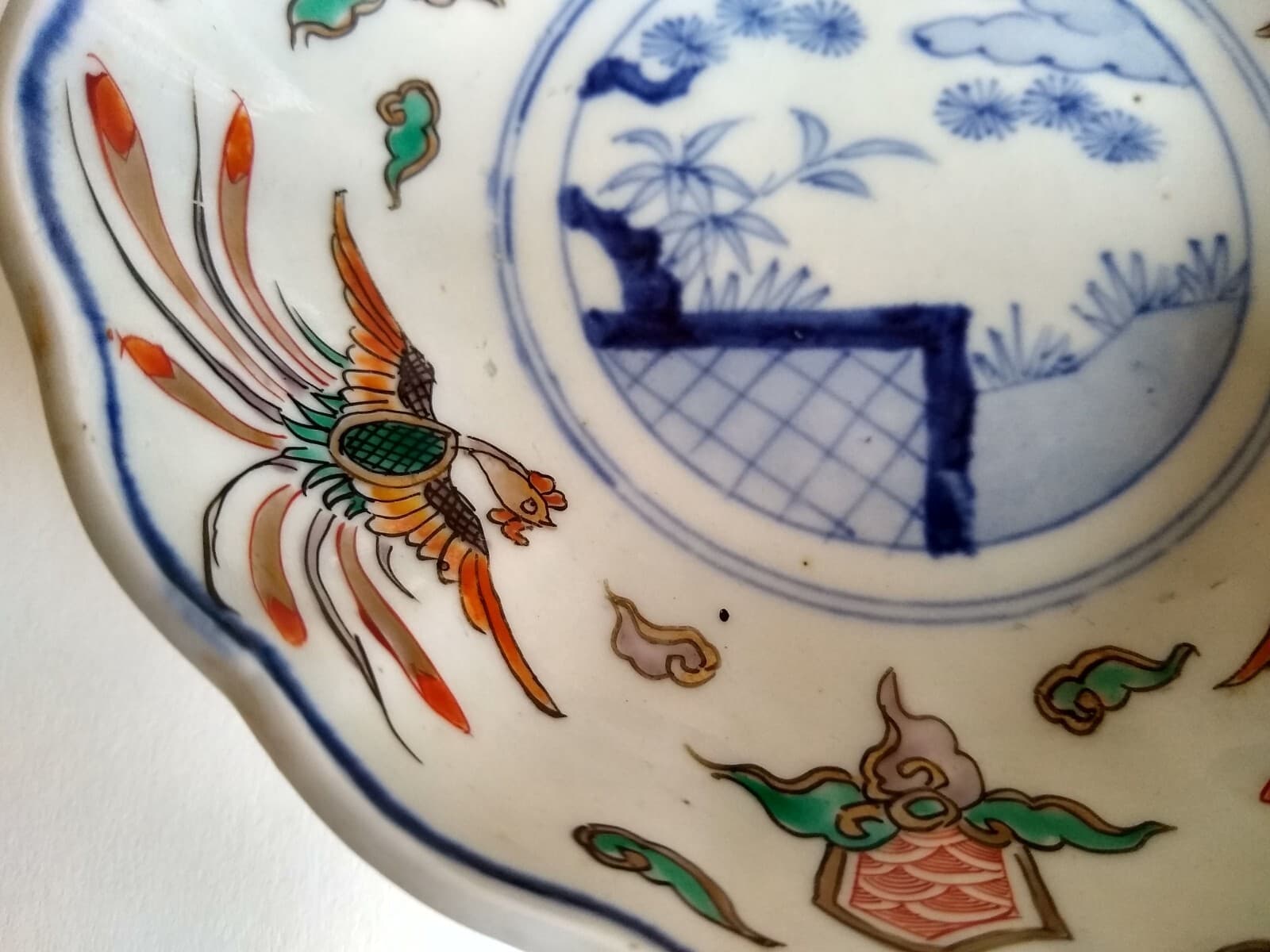 Antique Japanese IMARI / ARITA Hand Painted Porcelain Bowl. 18th Century. 4