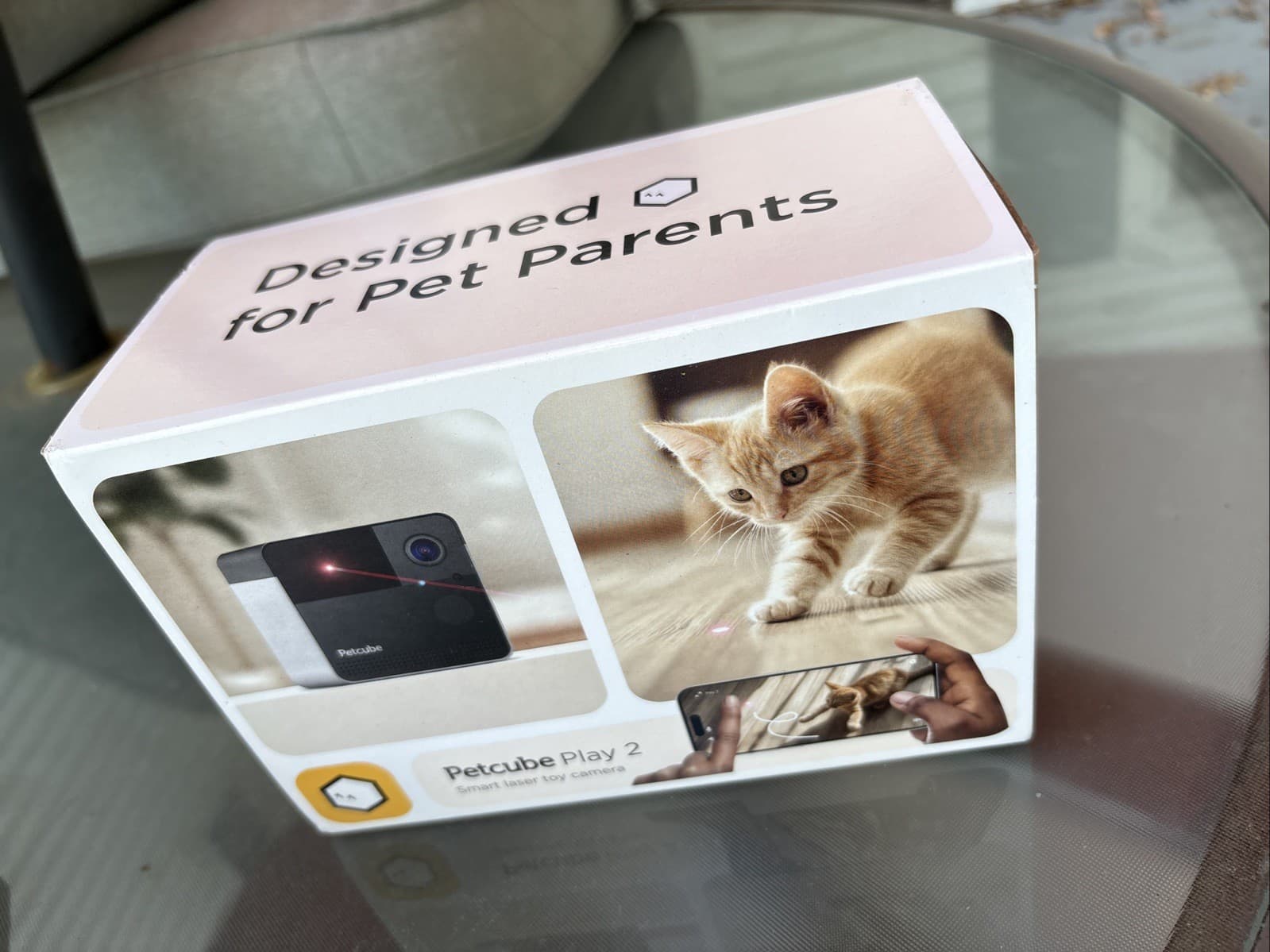 Petcube Play 2 Wi-Fi Pet Camera with Laser, 1080P HD Video, 2-Way Audio