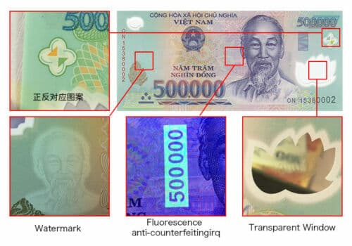 2 MILLION VIETNAMESE DONG  ( 4 ) 500,000 VND CURRENCY BANKNOTES | AUTHENTIC 3