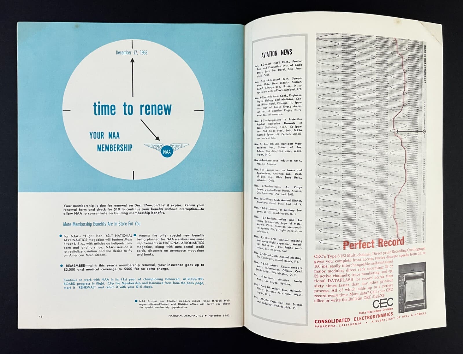 1962 NAA National Aeronautics VTG Magazine Flight 40th Anniversary Planes Pilots 6