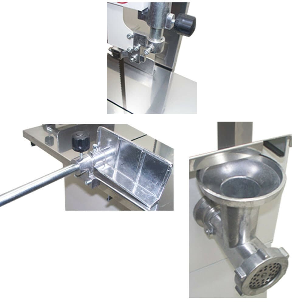 10" Meat Butcher Cutting Mincer Band Saw w/ Grinder Stuffer 3/4HP 4