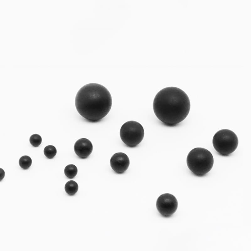 Black Nitrile Rubber Balls NBR Solid Ball Oil Resistant Fuel Petrol 4mm ~ 12.7mm 4
