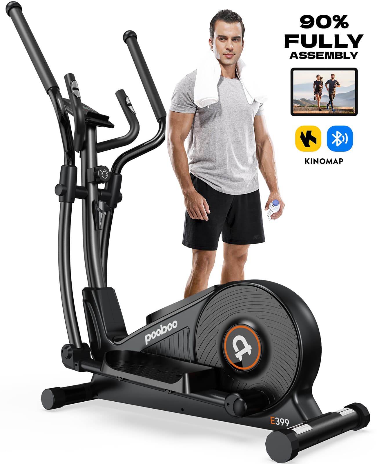 Elliptical Machine Elliptical Exercise Machine with 16-Level Resistance For Home 6