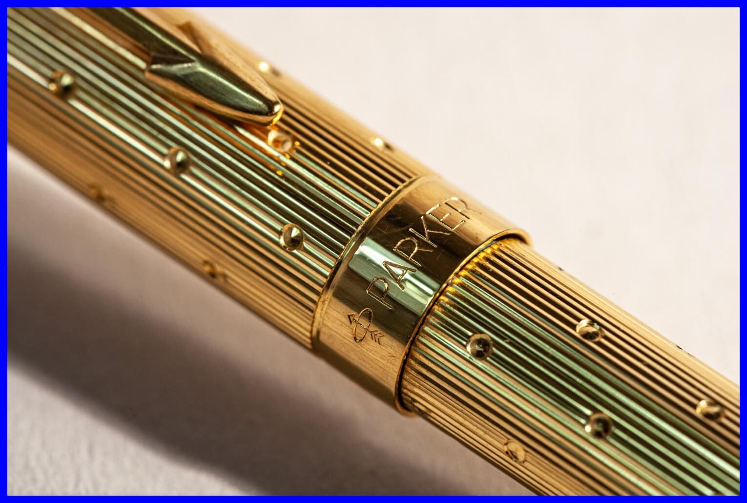 Rare 1989 Parker 75 Pencil Pérlé Gold for 0.5 mm Leads - France 5