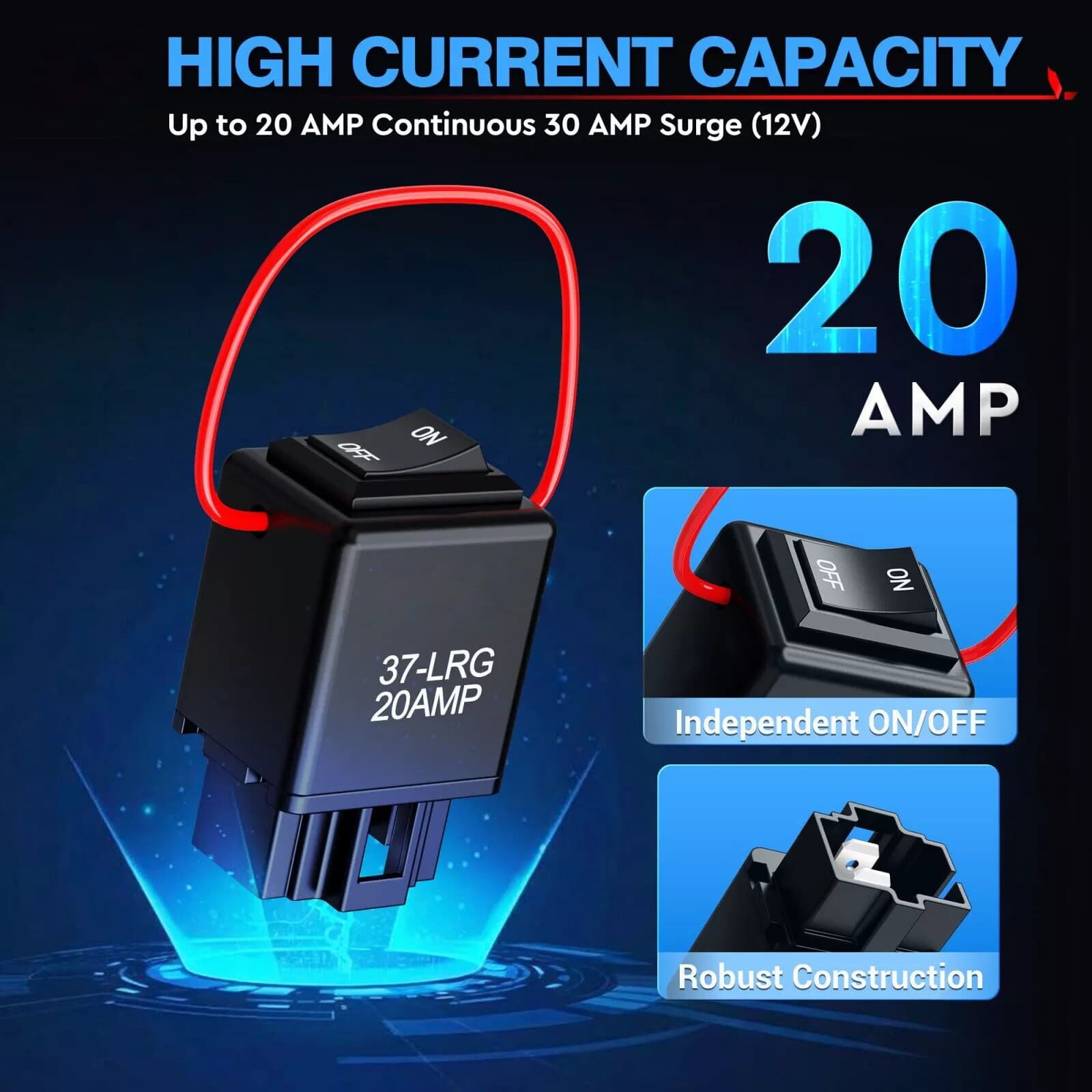 Relay Bypass Switch & Diagnostic Tester 9038A Tester Kit with Amp Loop 6-Pack 5