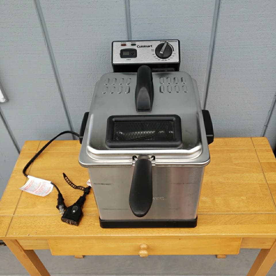 CUISINART Deep Fryer CDF-170 3.25 Liter 120V NEAR MINT  2