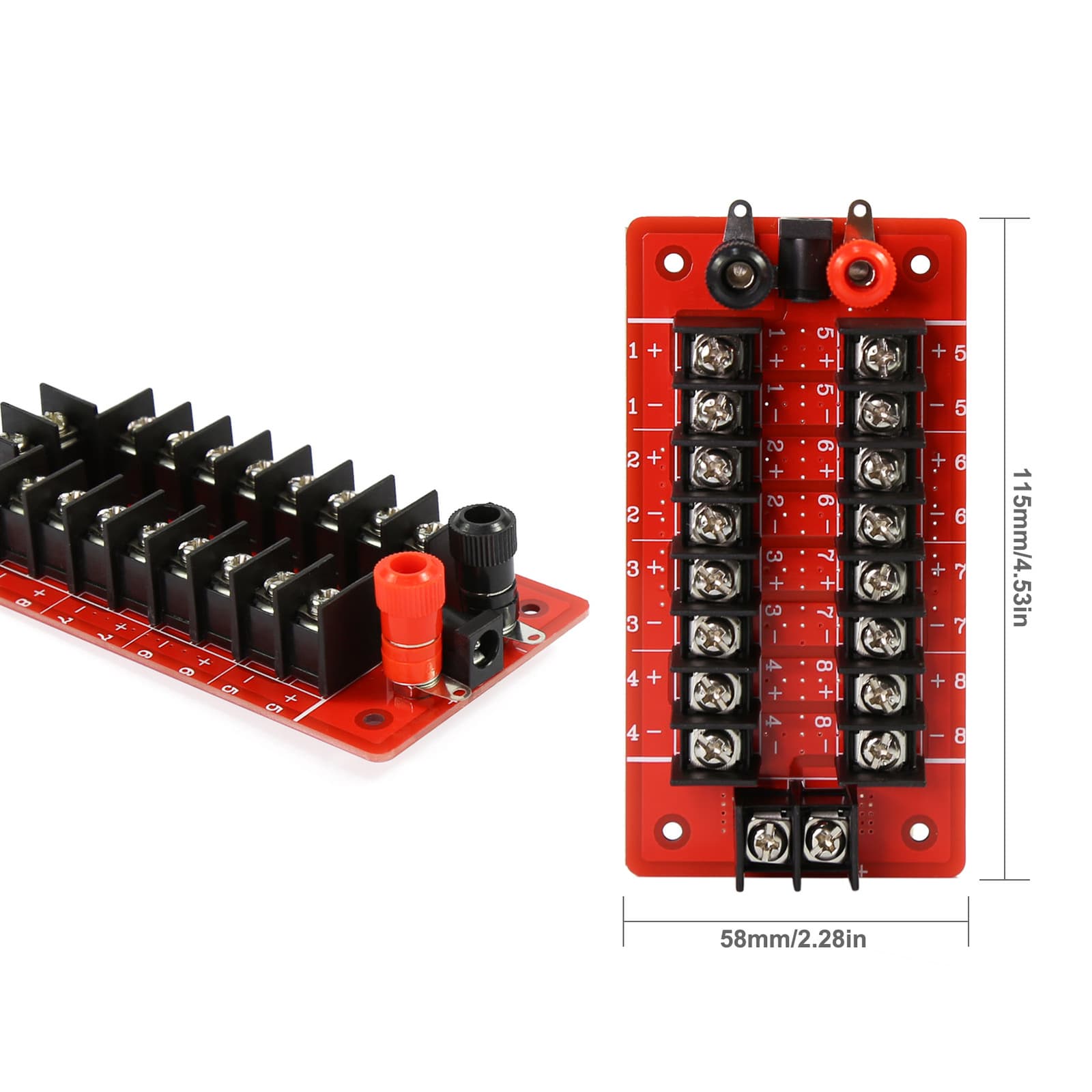 Evemodel Distribution Module 20A Power Distributor 3 Inputs 8 Pairs Outputs 6