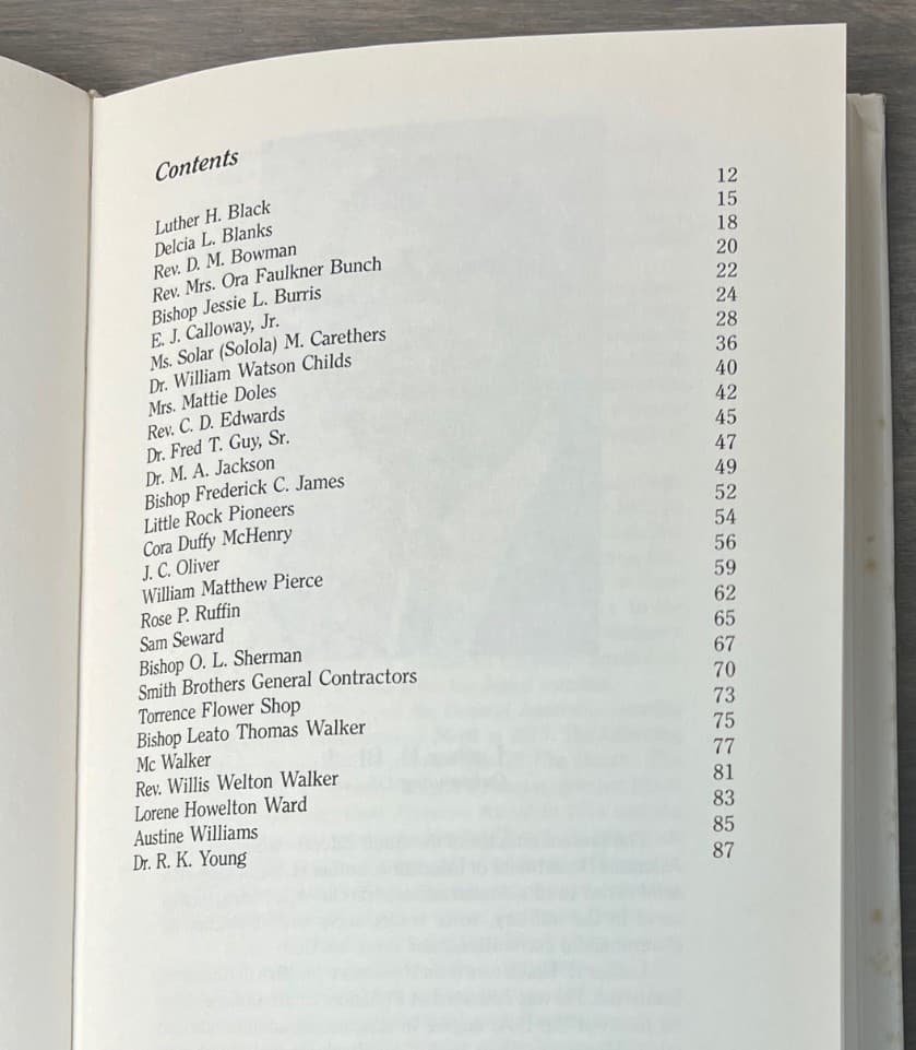 Little Rock Arkansas Black African American History Dr Lois Patrillo 1981 Book 5