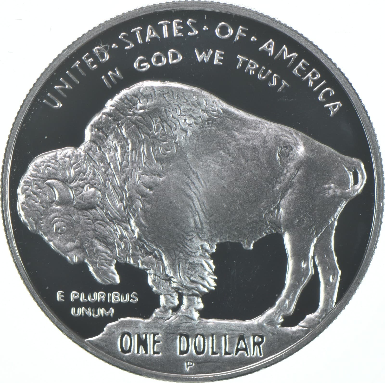 2001-P Proof Buffalo  Commemorative Silver Dollar $1 2