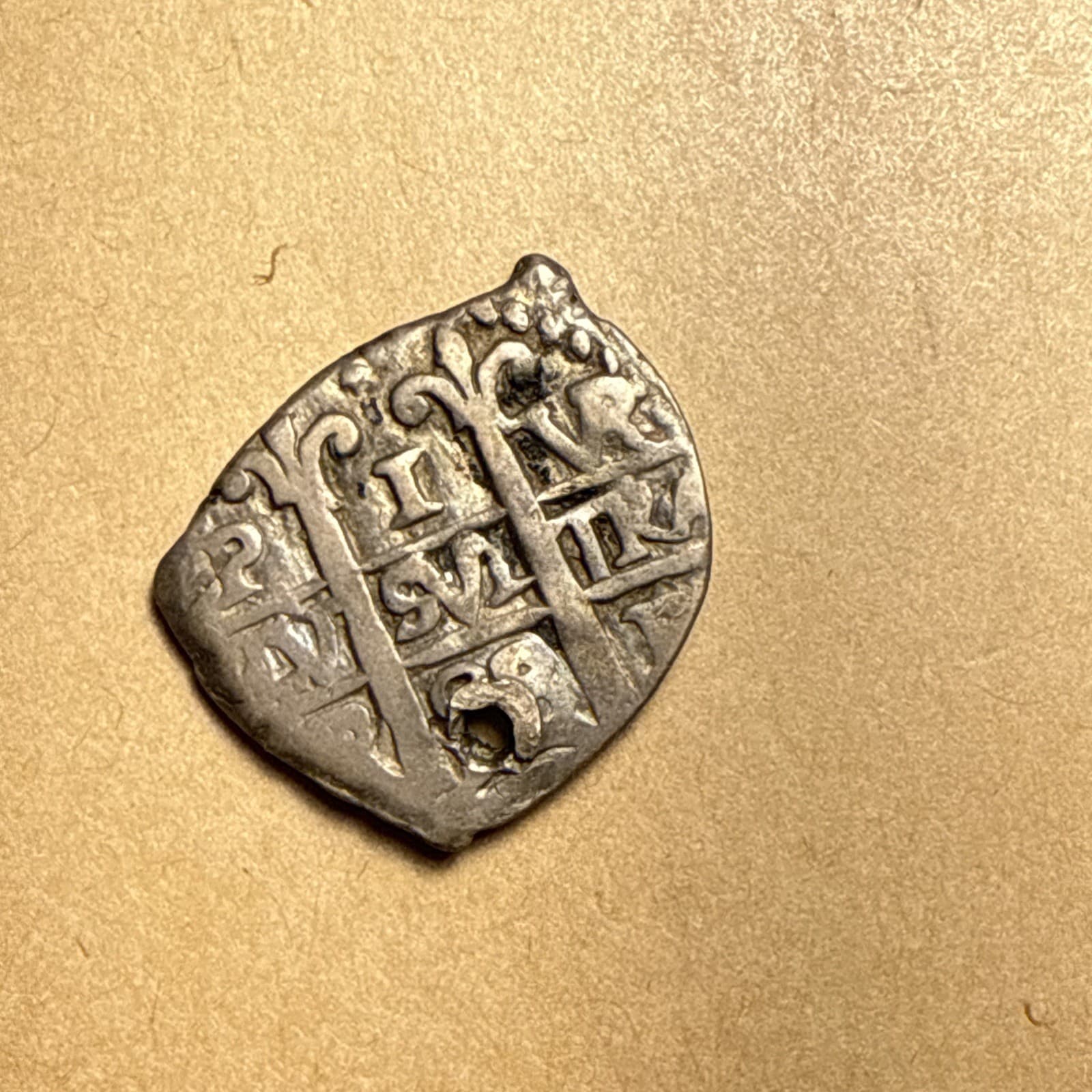 COB Spanish America Potosi 1R 1688 VR  Rare 6