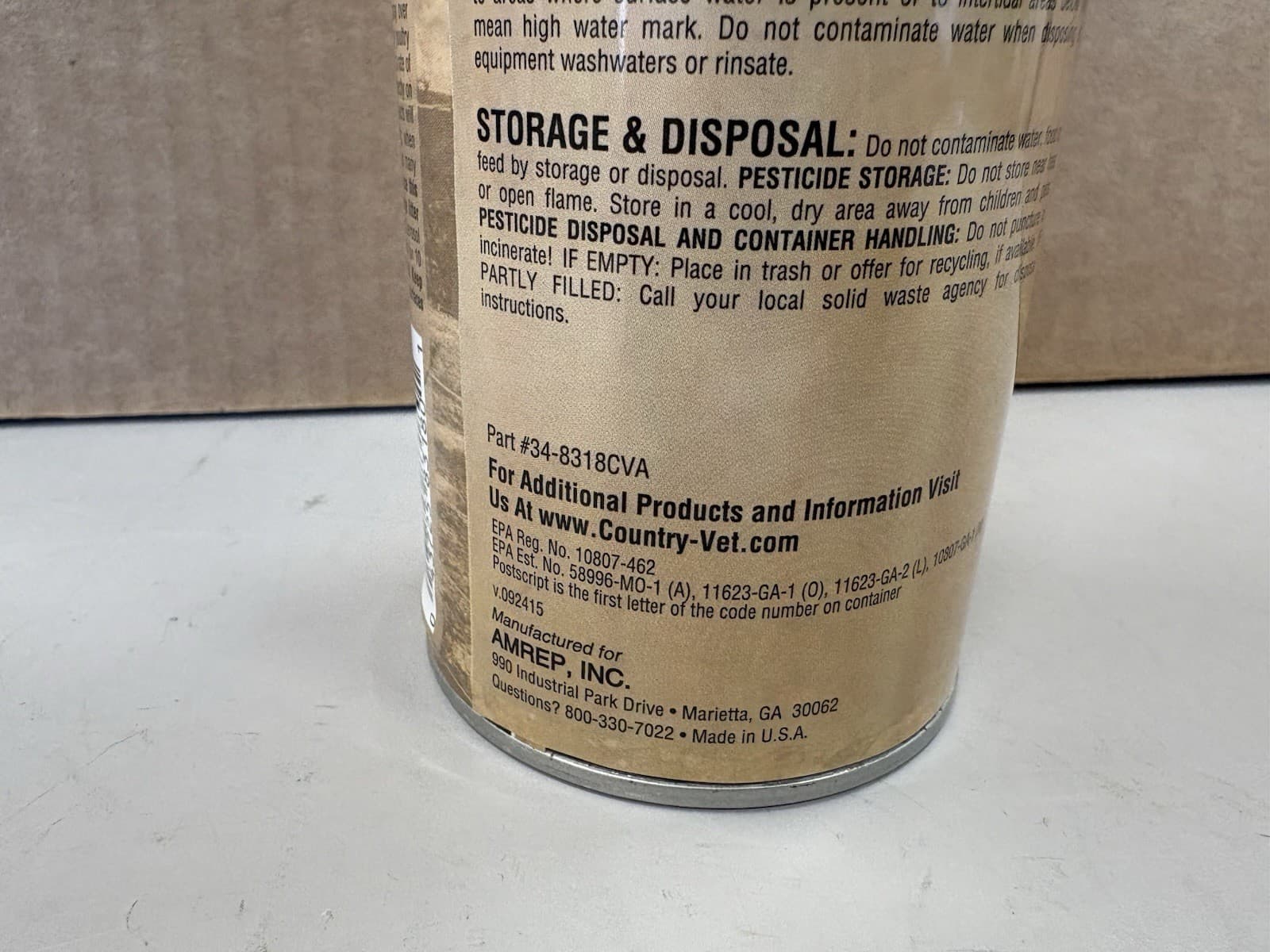 18.5oz Country Vet CV-80D Mosquito Fly Spray Barn Insecticide Farm Dairy 4