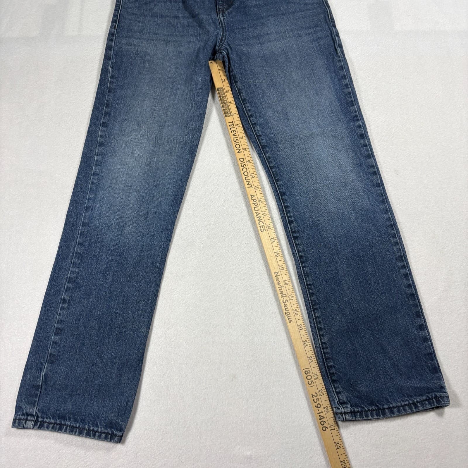 The Children’s Place Boys Jeans Size 16 Straight Fit Blue Denim Classic Wash 2