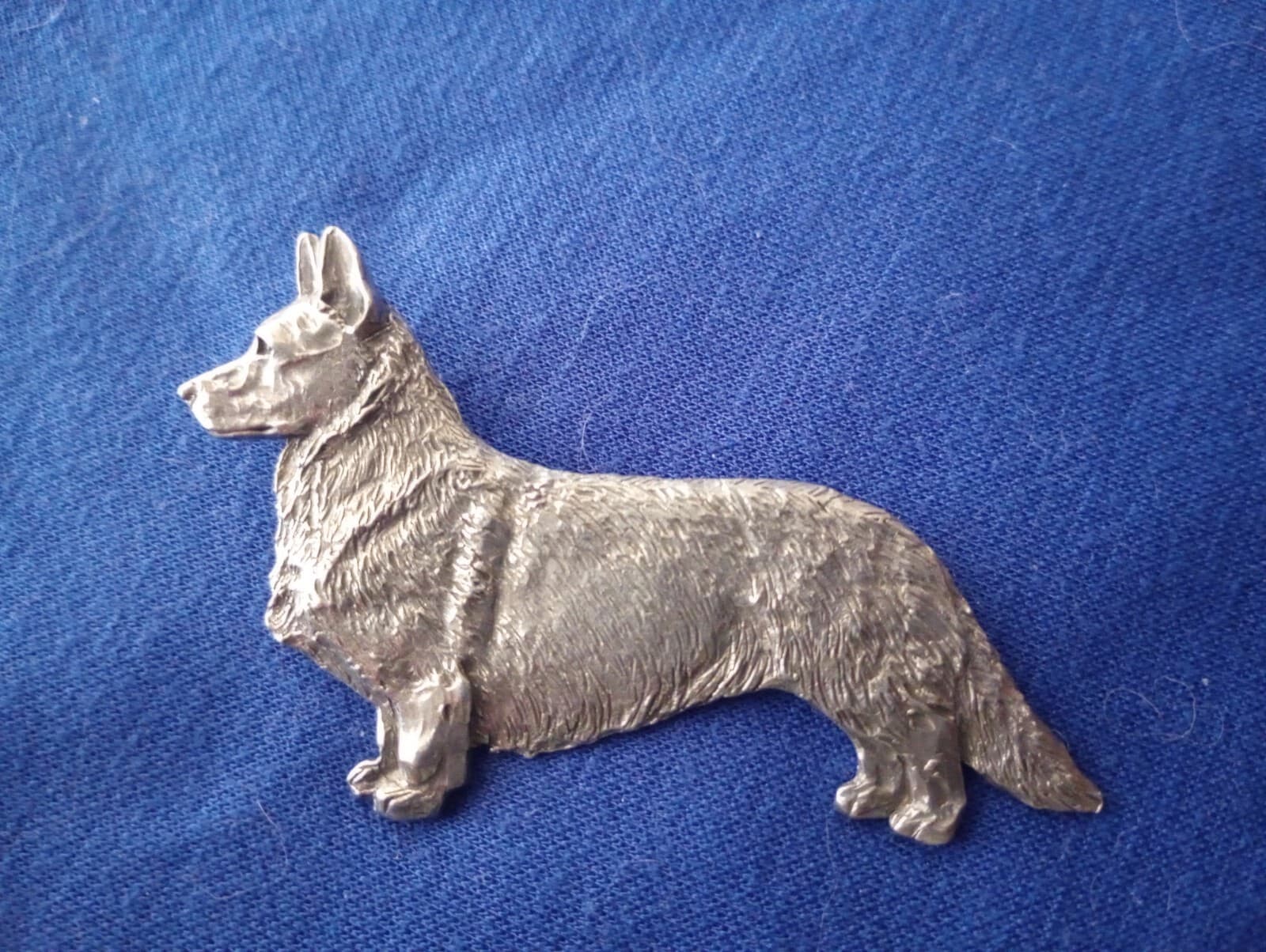 Cardigan Welch Corgi Pewter Pin Standing 55A DOG jewelry by Cindy A. Conter 6