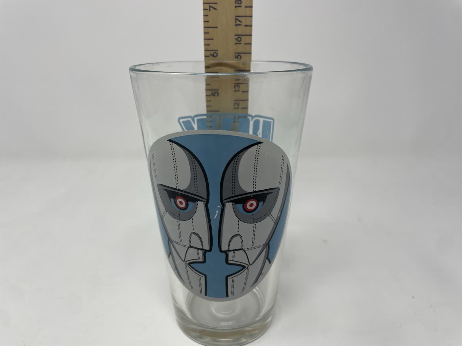 Pink Floyd Rock N’ Roll Pint 16 oz. Tall Glass 6” 2007 — Goodbye Bell Art 5