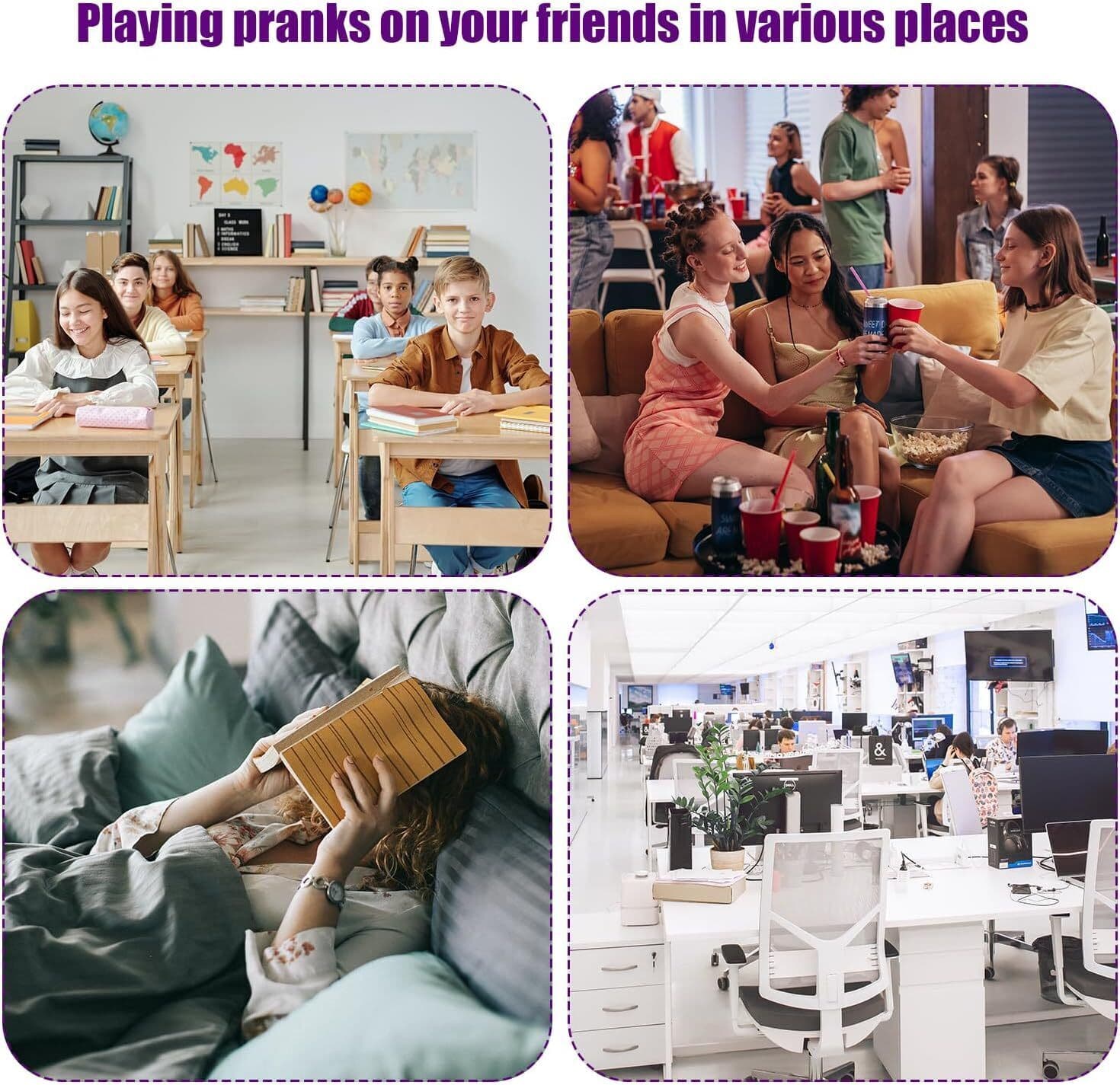 3Pcs Prank Device, Cricket Noise Maker Prank Beeping for Several Months Hidden S 6