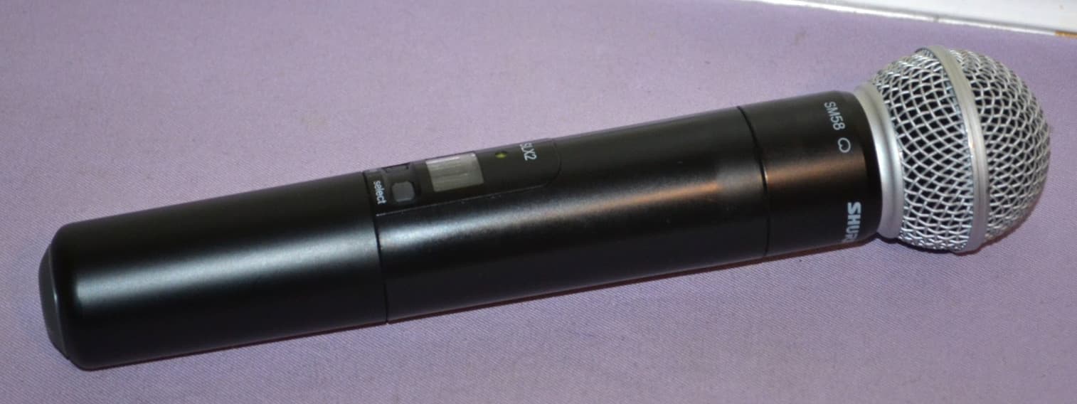 Shure SLX2 SM58 Handheld Wireless Transmitter Digital Microphone H5 518-542MHz 4